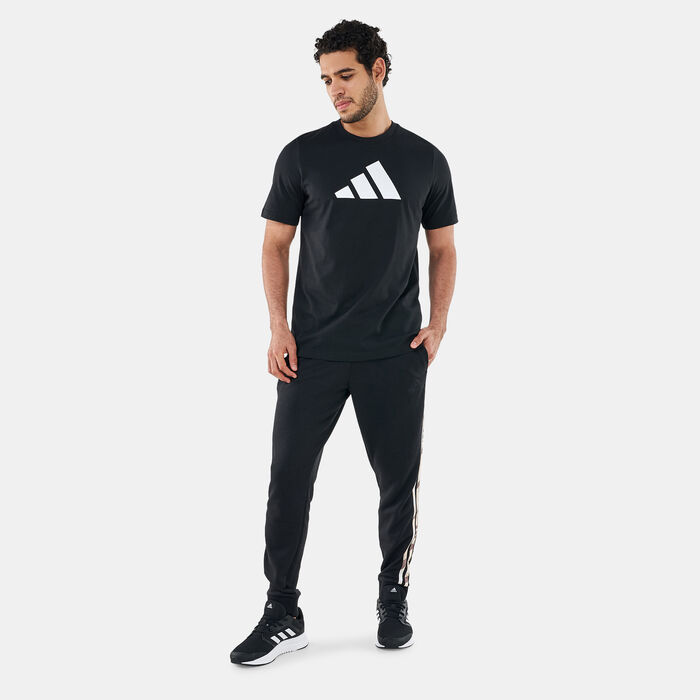 adidas Men's Future Icons Three Bar T-Shirt Black image number 2