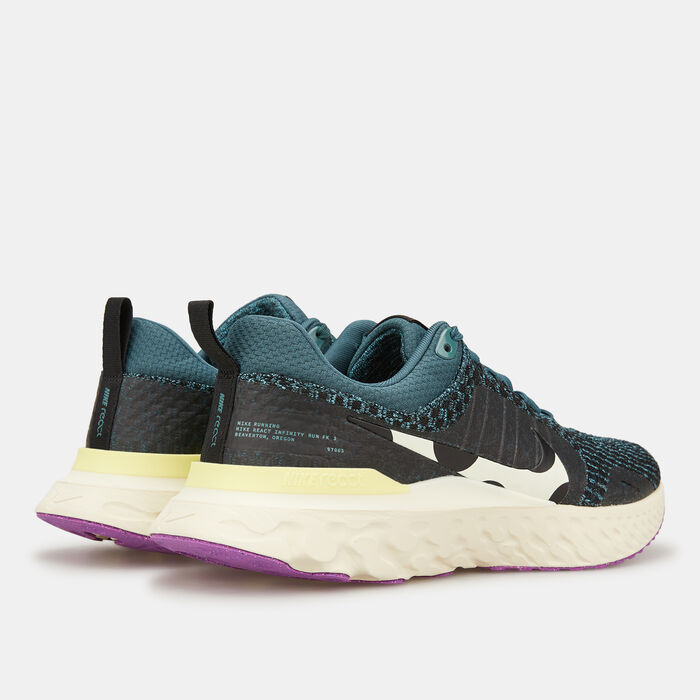 Nike Men's React Infinity 3 Road Running Shoe Green Nike Men's React Infinity 3 Road Running Shoe Green image number 3
