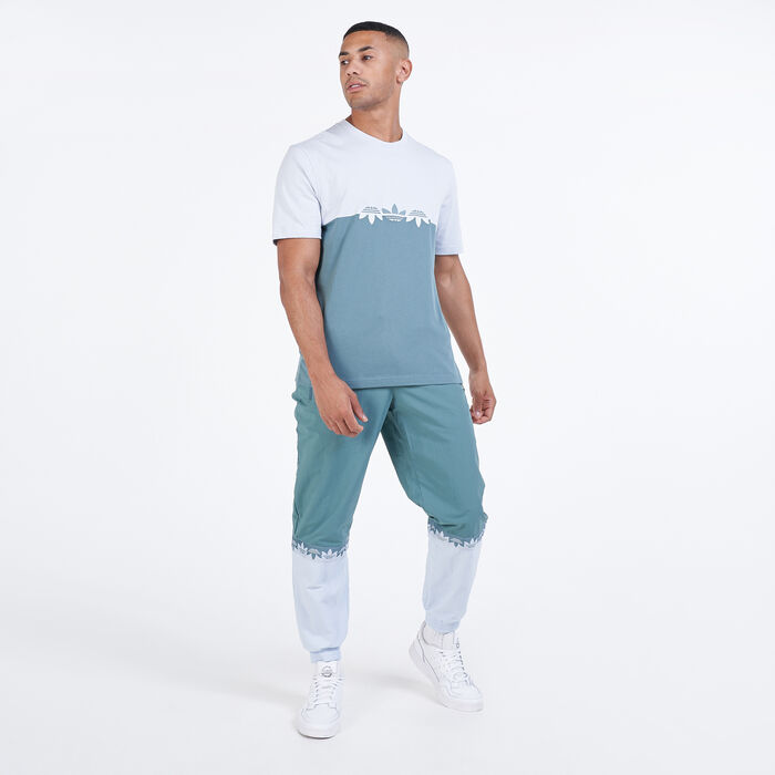 adidas Men's Adicolor Sliced Trefoil T-Shirt Green adidas Men's Adicolor Sliced Trefoil T-Shirt Green image number 2