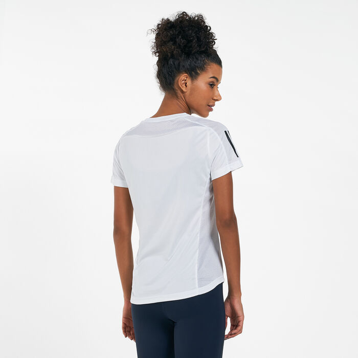 adidas Women's Own the Run T-Shirt White adidas Women's Own the Run T-Shirt White image number 1
