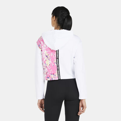 EA7 Emporio Armani Women's Hooded Sweatshirt White EA7 Emporio Armani Women's Hooded Sweatshirt White