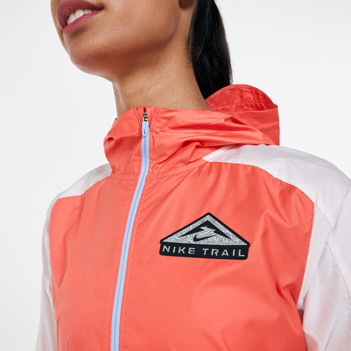 Nike Women's Shield Trail Jacket Orange Nike Women's Shield Trail Jacket Orange image number 3