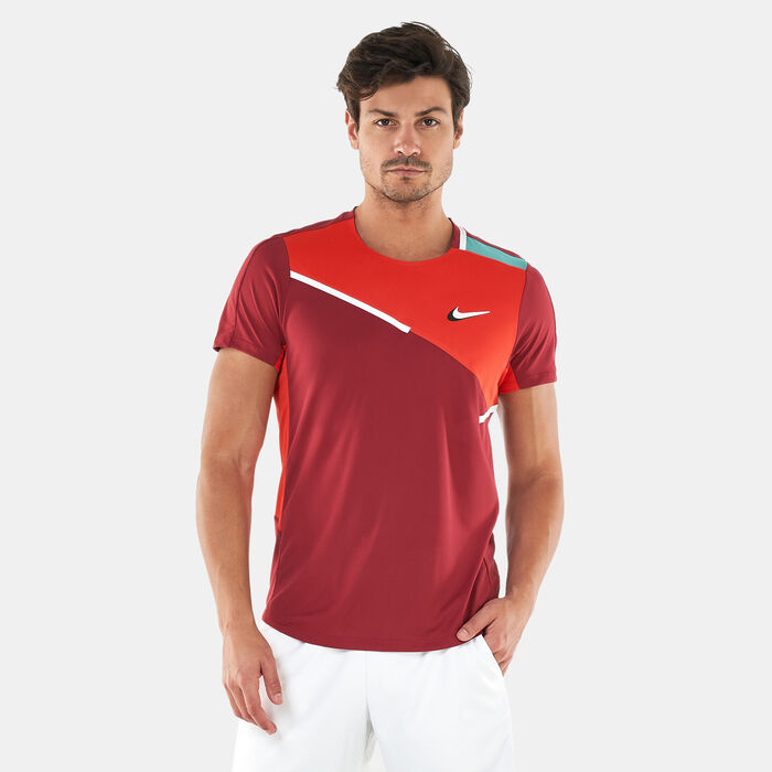 Nike Men's Court Dri-FIT Slam T-Shirt Red Nike Men's Court Dri-FIT Slam T-Shirt Red image number 0