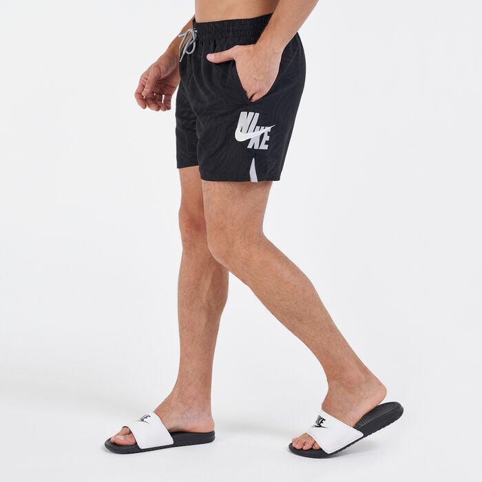 Nike Swim Men's Swim Volley 5-inch Swimming Shorts Black Nike Swim Men's Swim Volley 5-inch Swimming Shorts Black image number 0