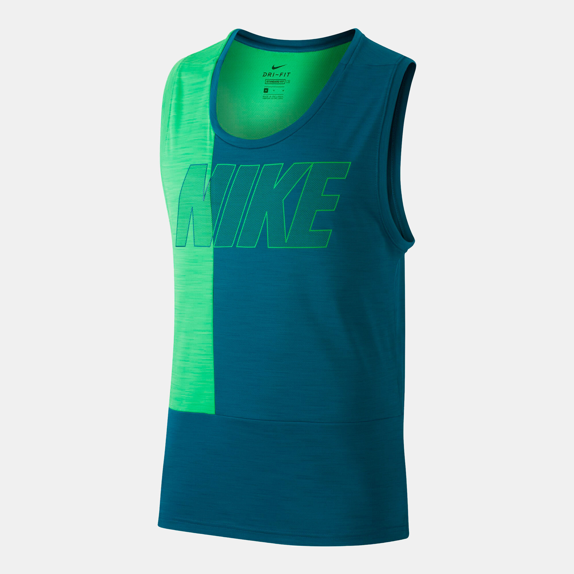 Men s Dri FIT Superset Tank Top Green Nike in Qatar SSS
