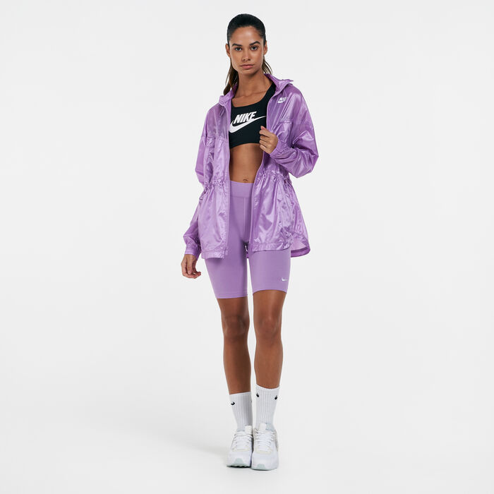 Nike Women's Sportswear Windrunner Jacket Purple Nike Women's Sportswear Windrunner Jacket Purple image number 2