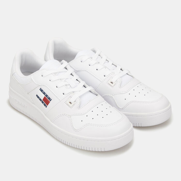 Tommy Hilfiger Women's Essential Basket Shoe White Tommy Hilfiger Women's Essential Basket Shoe White image number 1