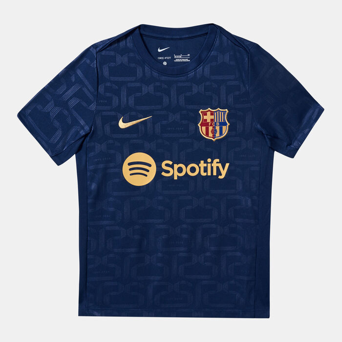 Nike Kids' FC Barcelona 24/25 Academy Pro Home Pre-Match Football Top Blue Nike Kids' FC Barcelona 24/25 Academy Pro Home Pre-Match Football Top Blue image number 0