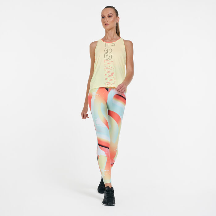 Reebok Women's Les Mills® ACTIVCHILL Athletic Tank Top yellow Reebok Women's Les Mills® ACTIVCHILL Athletic Tank Top yellow image number 2