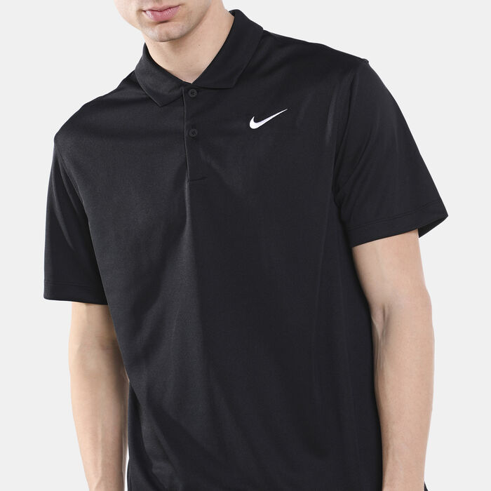 Nike Men's Court Dri-FIT Tennis Polo Shirt Black Nike Men's Court Dri-FIT Tennis Polo Shirt Black image number 3
