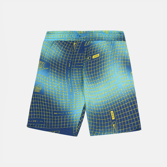 Nike Kids' Sportswear Club Allover Shorts Blue Nike Kids' Sportswear Club Allover Shorts Blue image number 1