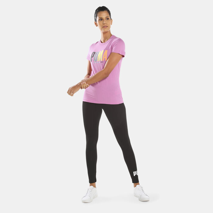 PUMA Women's Essentials Logo Leggings Black image number 2