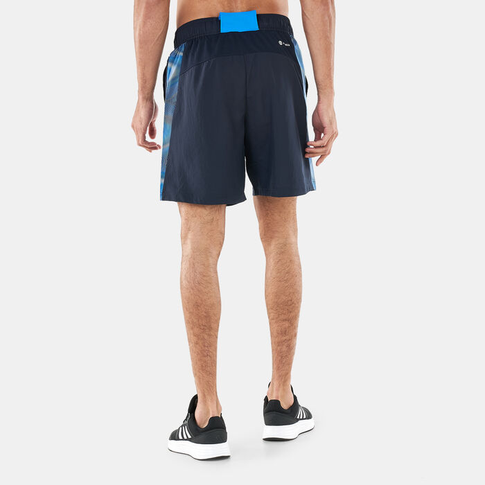 adidas Men's Designed to Move Seasonal Shorts Blue adidas Men's Designed to Move Seasonal Shorts Blue image number 1