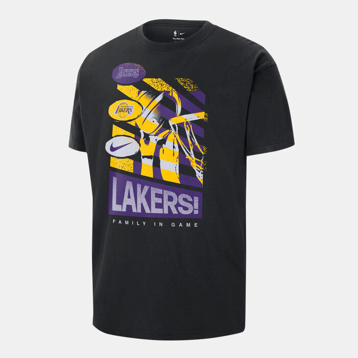 Nike Men's Los Angeles Lakers Vintage T-Shirt Black Nike Men's Los Angeles Lakers Vintage T-Shirt Black image number 0