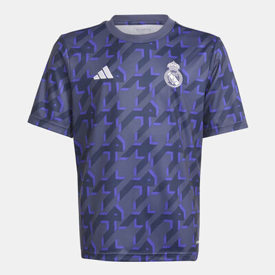 adidas Kids' Real Madrid Pre-Match Football Jersey Multi