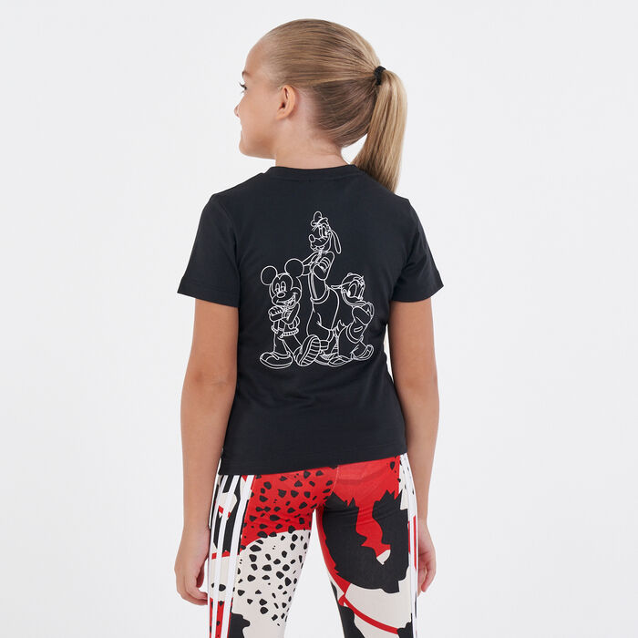 adidas Originals Kids' Mickey & Friends T-Shirt Black adidas Originals Kids' Mickey & Friends T-Shirt Black image number 1
