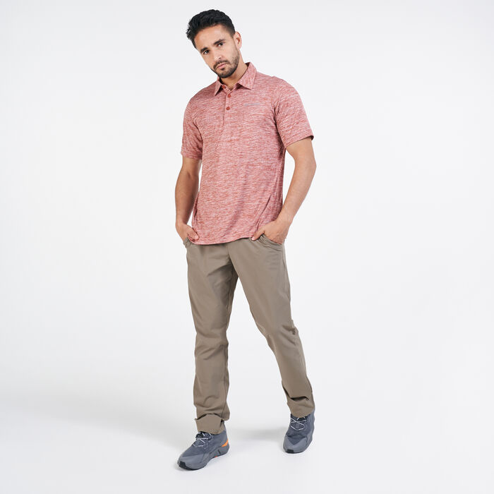 Columbia Men's Deschutes Runner™ Polo T-Shirt Brown image number 2