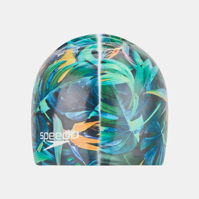 Speedo Digital Printed Swimming Cap Black