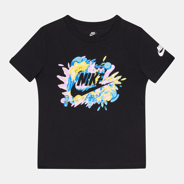 Nike Kids' Futura Sport Splash T-Shirt (Younger Kids) Black Nike Kids' Futura Sport Splash T-Shirt (Younger Kids) Black image number 0