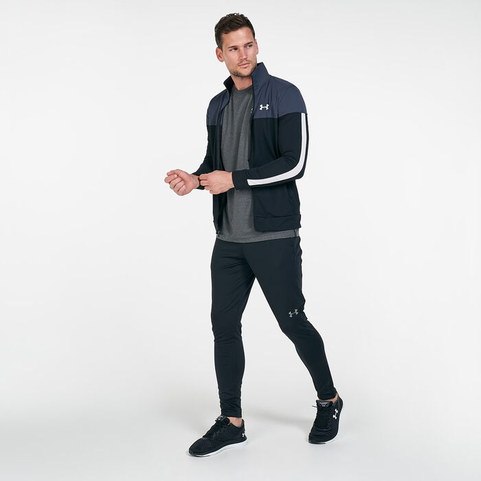 Under Armour Under Armour Men's Sportstyle Pique Jacket Grey Under Armour Under Armour Men's Sportstyle Pique Jacket Grey image number 2