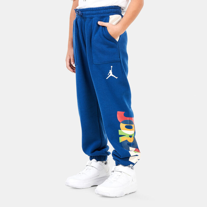 Jordan Kids' Messy Room Fleece Joggers (Older Kids) Blue Jordan Kids' Messy Room Fleece Joggers (Older Kids) Blue image number 0