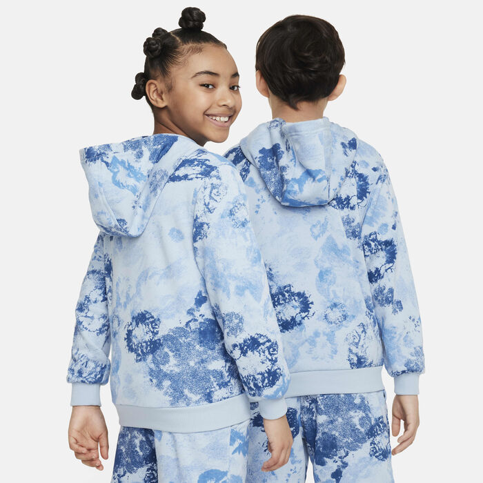 Nike Kids' Sportswear Club Fleece Hoodie Blue image number 1