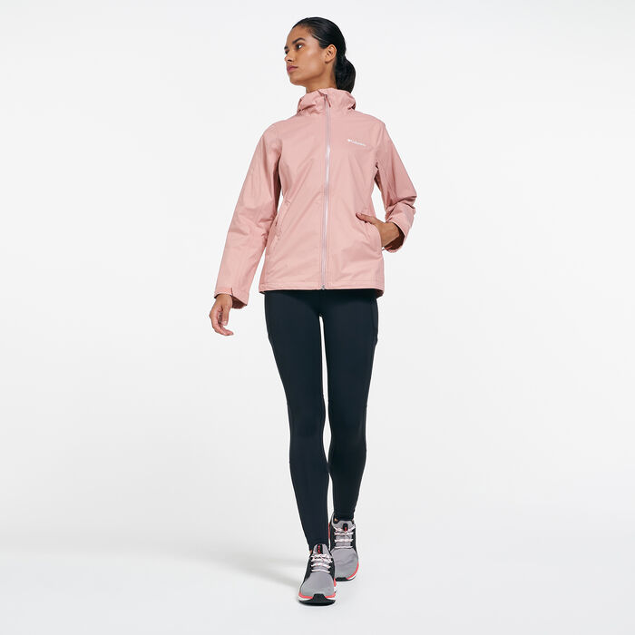 Columbia Women's EvaPOURation™ Jacket Red Columbia Women's EvaPOURation™ Jacket Red image number 2