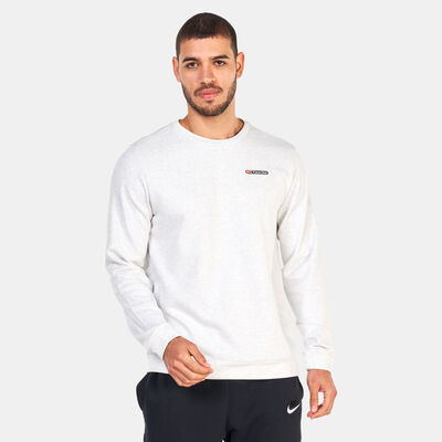 Nike Men's Dri-FIT Track Club Running Sweatshirt Ivory Nike Men's Dri-FIT Track Club Running Sweatshirt Ivory