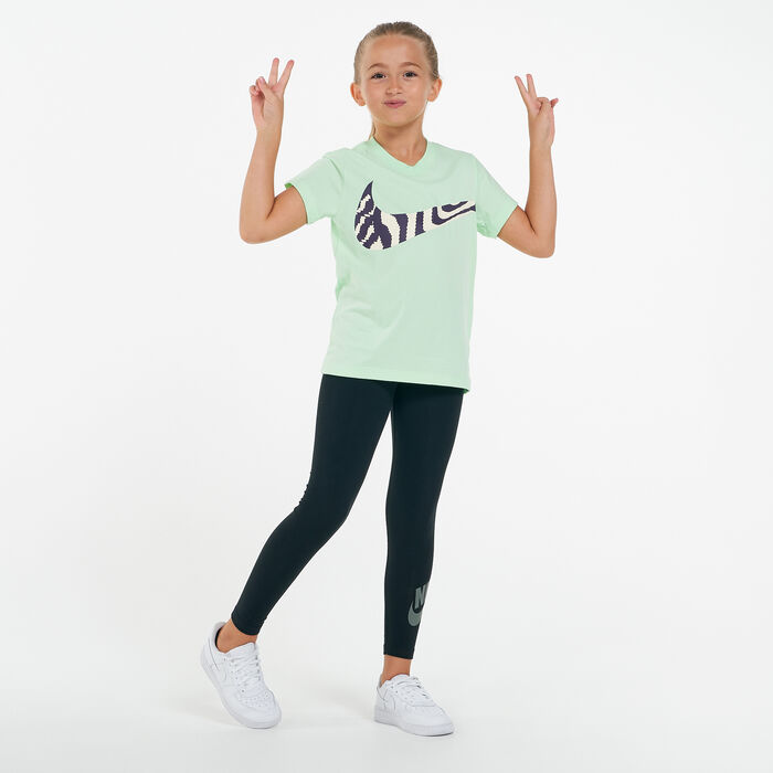 Nike Kids' Sportswear Air Favourites Leggings Black Nike Kids' Sportswear Air Favourites Leggings Black image number 2