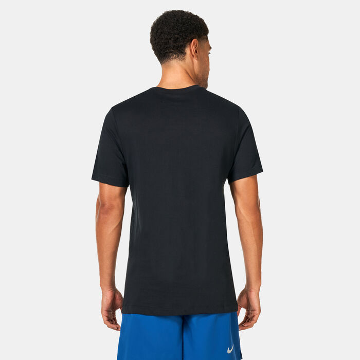 Nike Men's Dri-FIT Trail Running T-Shirt Black Nike Men's Dri-FIT Trail Running T-Shirt Black image number 1