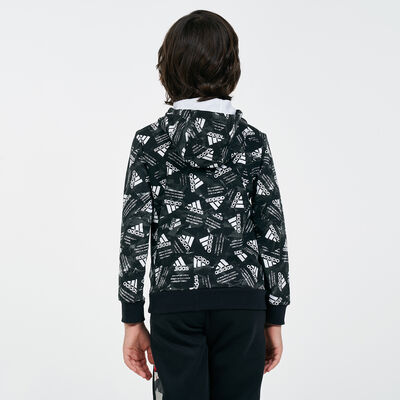 adidas Kids' Logo Fitness Hoodie Black adidas Kids' Logo Fitness Hoodie Black