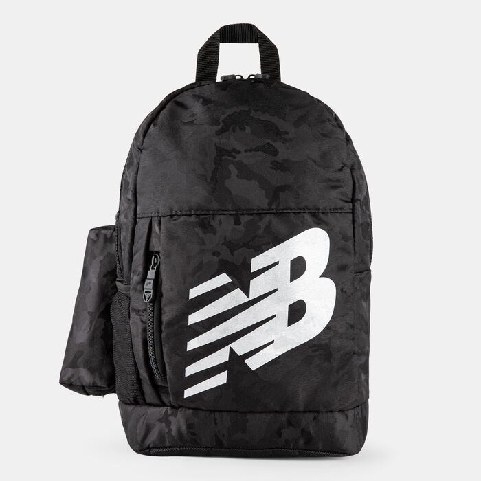 New Balance Kids' Logo Backpack with Pencil Case Black New Balance Kids' Logo Backpack with Pencil Case Black image number 0