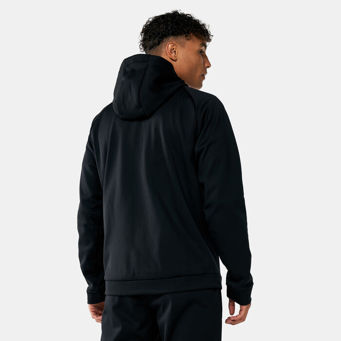 New Balance Men's Tenacity Performance Fleece Hoodie Black New Balance Men's Tenacity Performance Fleece Hoodie Black image number 1