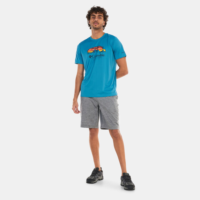 Columbia Men's Hike Graphic T-Shirt Blue Columbia Men's Hike Graphic T-Shirt Blue image number 2