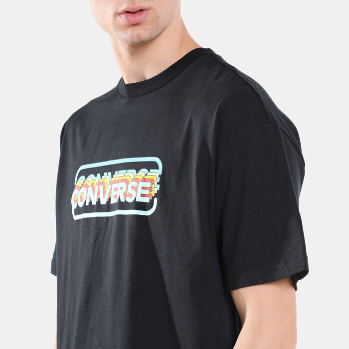 Converse Men's Retro Gamer T-Shirt Black image number 3