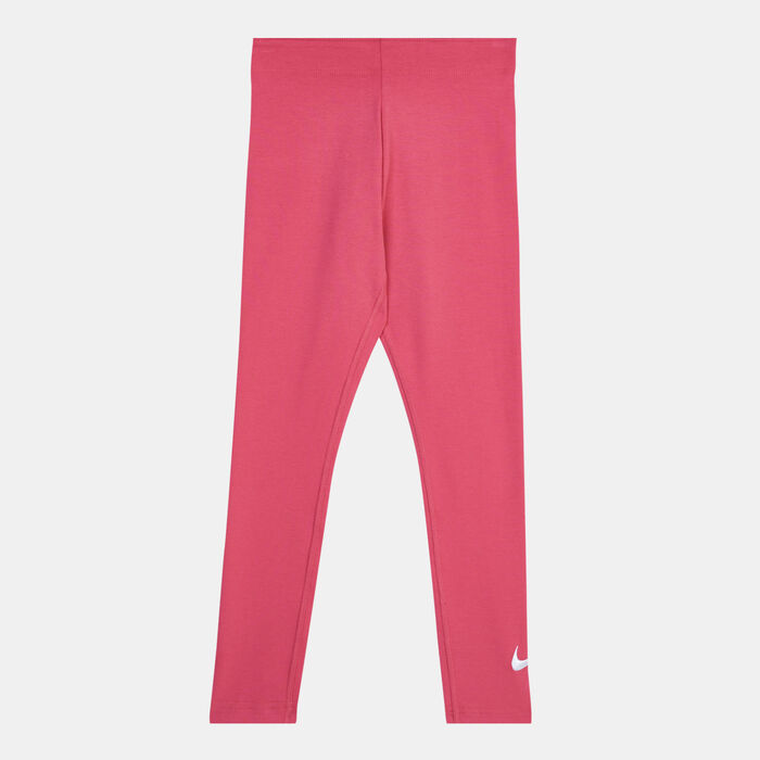 Nike Kids' Sportswear Favourites Swoosh Leggings Pink Nike Kids' Sportswear Favourites Swoosh Leggings Pink image number 0
