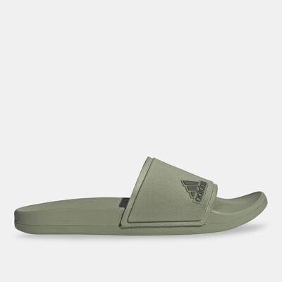 adidas Men's Adilette Comfort Slides Green adidas Men's Adilette Comfort Slides Green