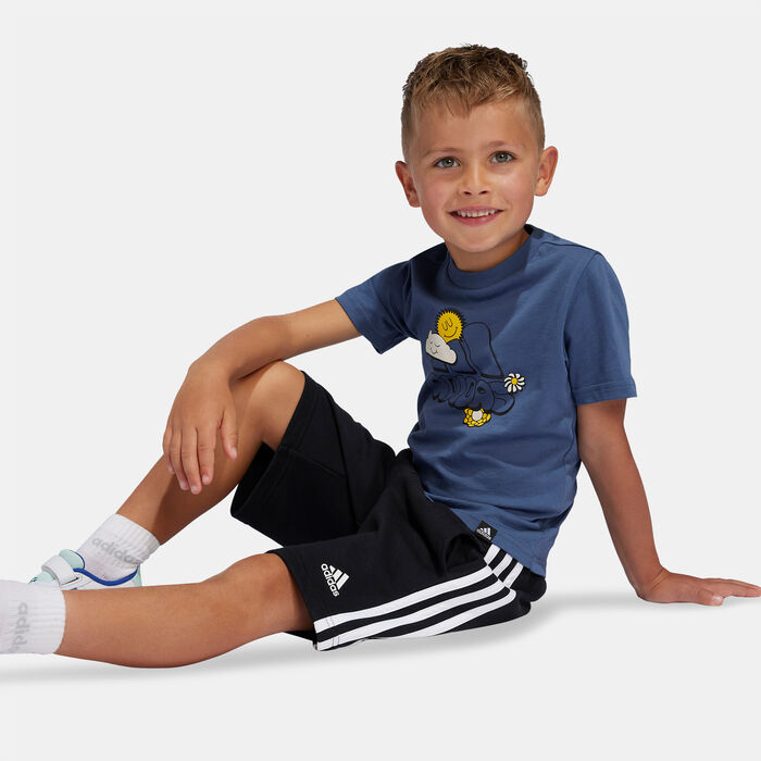 adidas Kids' Doodle Graphic T-Shirt (Older Kids) Grey image number 2