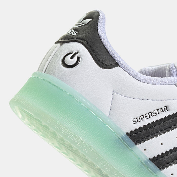 adidas Originals Kids' Superstar LED Lights Shoes White adidas Originals Kids' Superstar LED Lights Shoes White image number 4