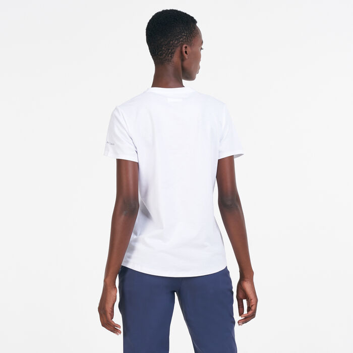 Columbia Women's Sun Trek™ T-Shirt White Columbia Women's Sun Trek™ T-Shirt White image number 1