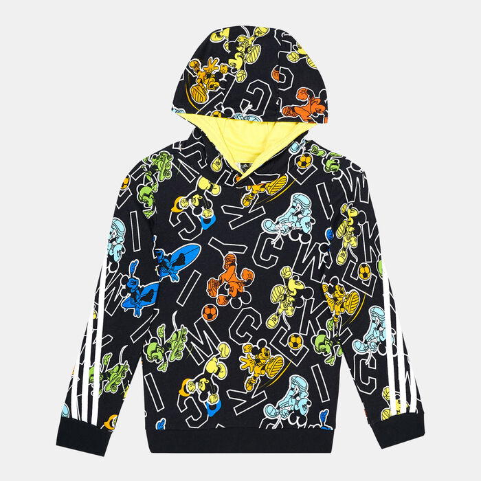 adidas Kids' Mickey Mouse Hoodie Black adidas Kids' Mickey Mouse Hoodie Black image number 0