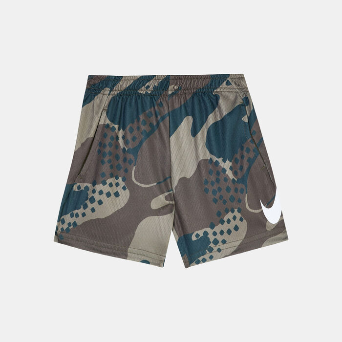 Nike Kids' Dri-FIT Club Camo Shorts Green Nike Kids' Dri-FIT Club Camo Shorts Green image number 0