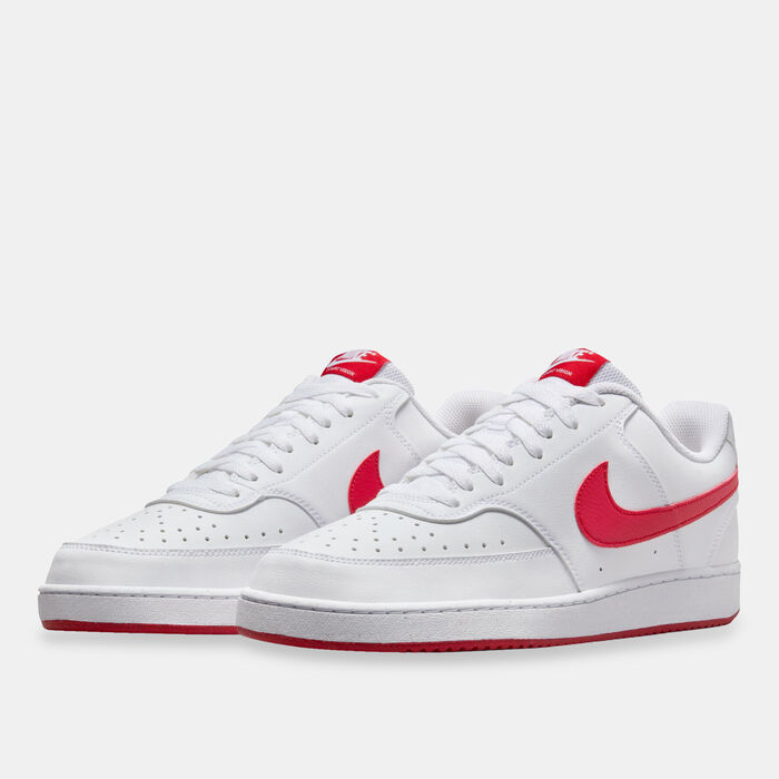 Nike Men's Court Vision Low Next Nature Shoes White Nike Men's Court Vision Low Next Nature Shoes White image number 1