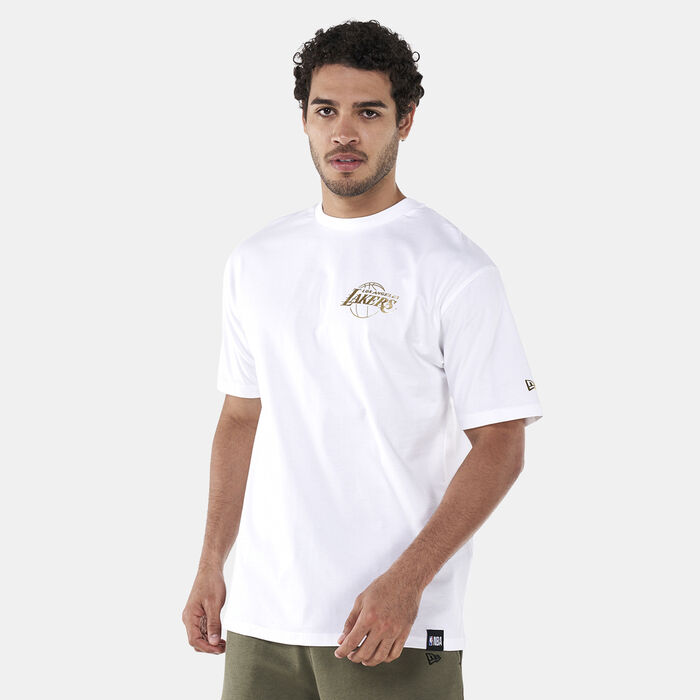 New Era Men's NBA LA Lakers T-Shirt White New Era Men's NBA LA Lakers T-Shirt White image number 0