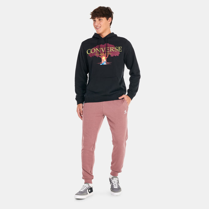 Converse Go-To Embroidered Star Chevron Sweatpants Pink Converse Go-To Embroidered Star Chevron Sweatpants Pink image number 2