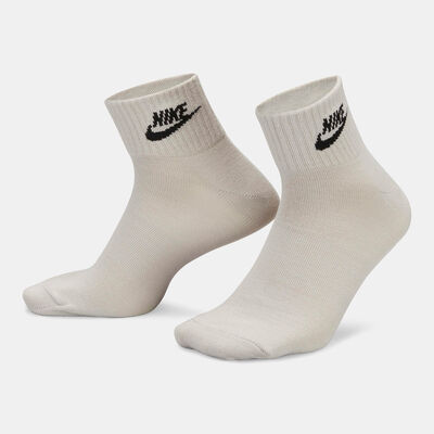 Nike Everyday Essential Ankle Socks (3 Pairs) Ivory