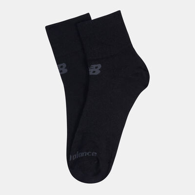 New Balance Performance Flat Knit Ankle Socks (2 Pairs) Black