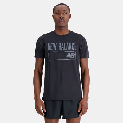 New Balance Men's Tenacity Graphic T-Shirt Black