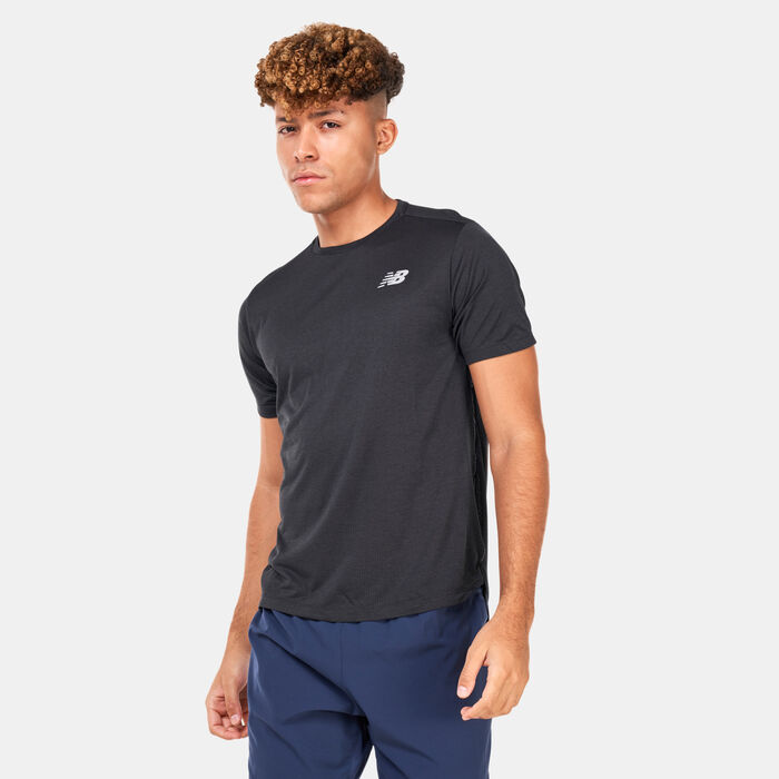 New Balance Men's Impact T-Shirt Black New Balance Men's Impact T-Shirt Black image number 0