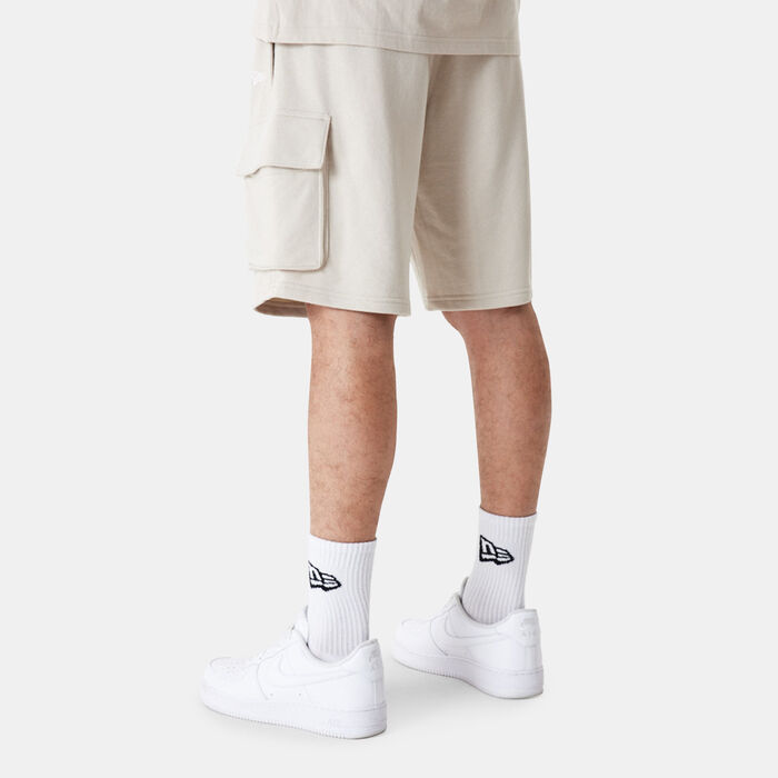 New Era Men's Essentials Cargo Shorts Beige New Era Men's Essentials Cargo Shorts Beige image number 1